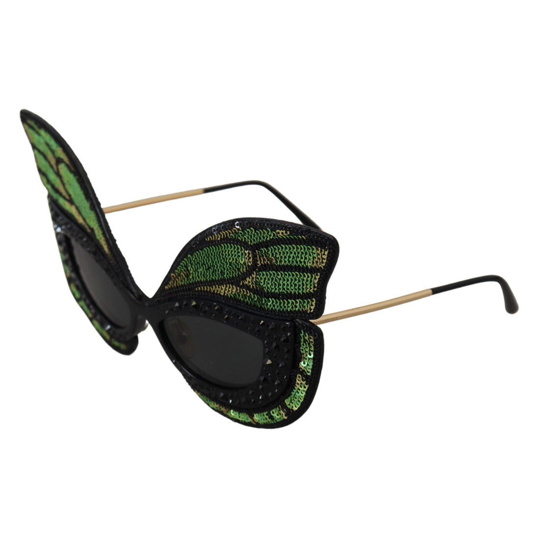 Dolce & Gabbana Exquisite Sequined Butterfly Sunglasses