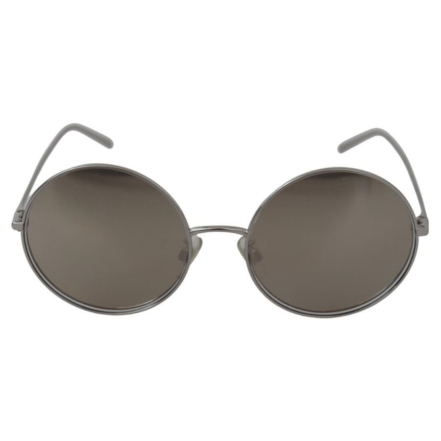 Dolce & Gabbana Chic Silver Grey Lens Sunglasses for Women