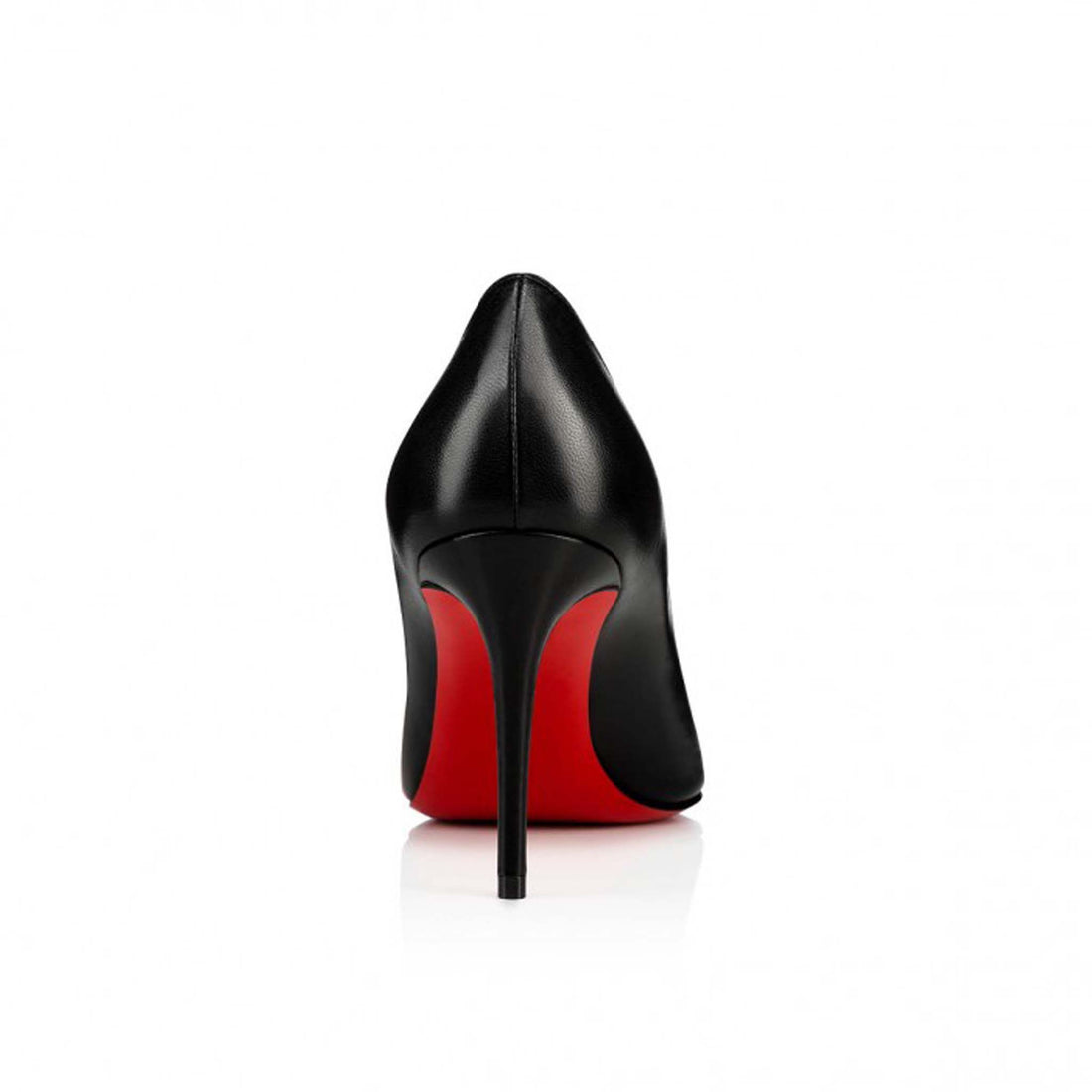 Christian Louboutin Elegant Black Leather Pumps with Iconic Sole