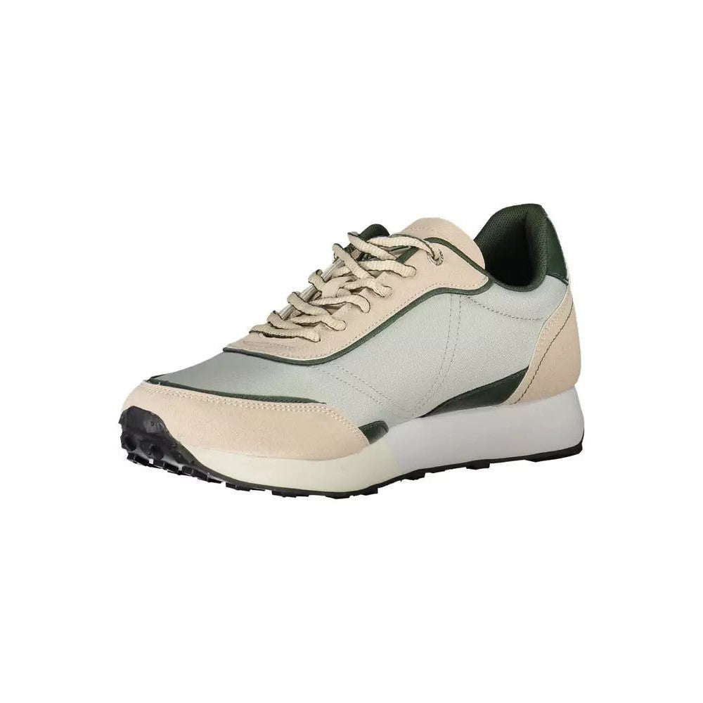 Carrera Beige ECO Leather Sneakers with Contrasting Details