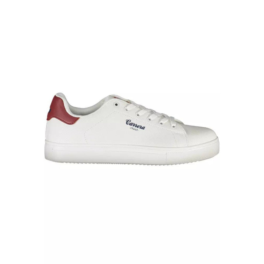 Carrera Sleek White Sneakers with Contrast Details