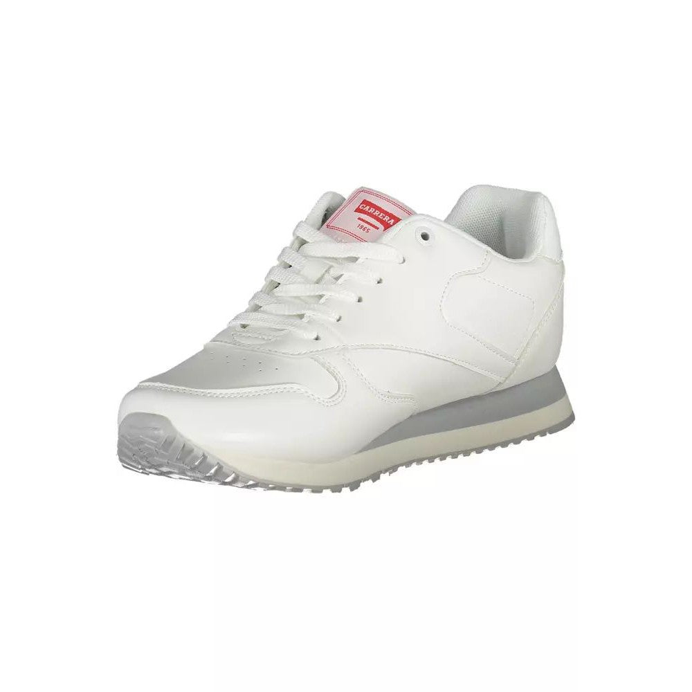 Carrera Sleek White Eco-Leather Sneakers