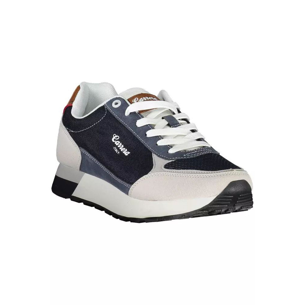 Carrera Dynamic Blue Lace-Up Sports Sneakers