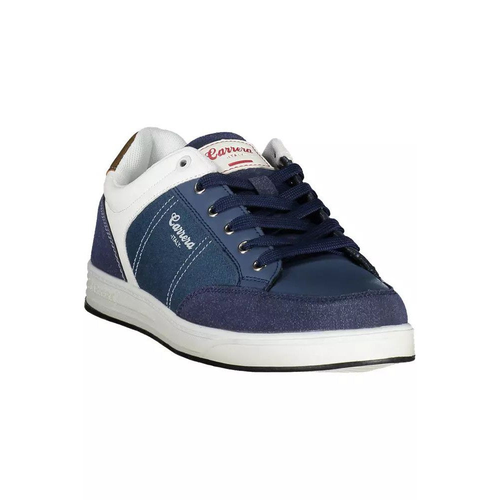 Carrera Eco-Conscious Blue Sneakers with Contrasting Details