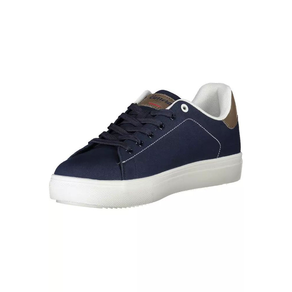 Carrera Sleek Blue Sneakers With Eco-Leather Accents
