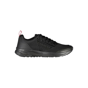 Carrera Dynamic Black Sneakers with Eco-Leather Detailing