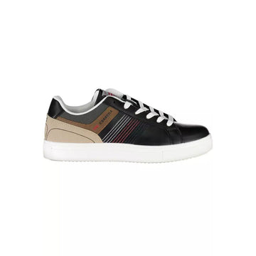 Carrera Sleek Black Sporty Sneakers with Contrasting Accents