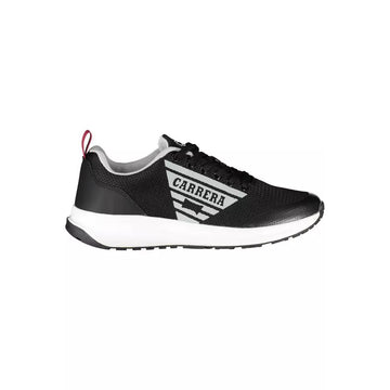 Carrera Sleek Black Sneakers with Contrasting Accents