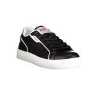 Carrera Sleek Black Sports Sneakers with Contrasting Accents