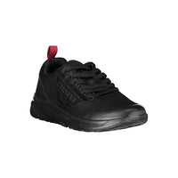 Carrera Dynamic Black Sneakers with Eco-Leather Detailing