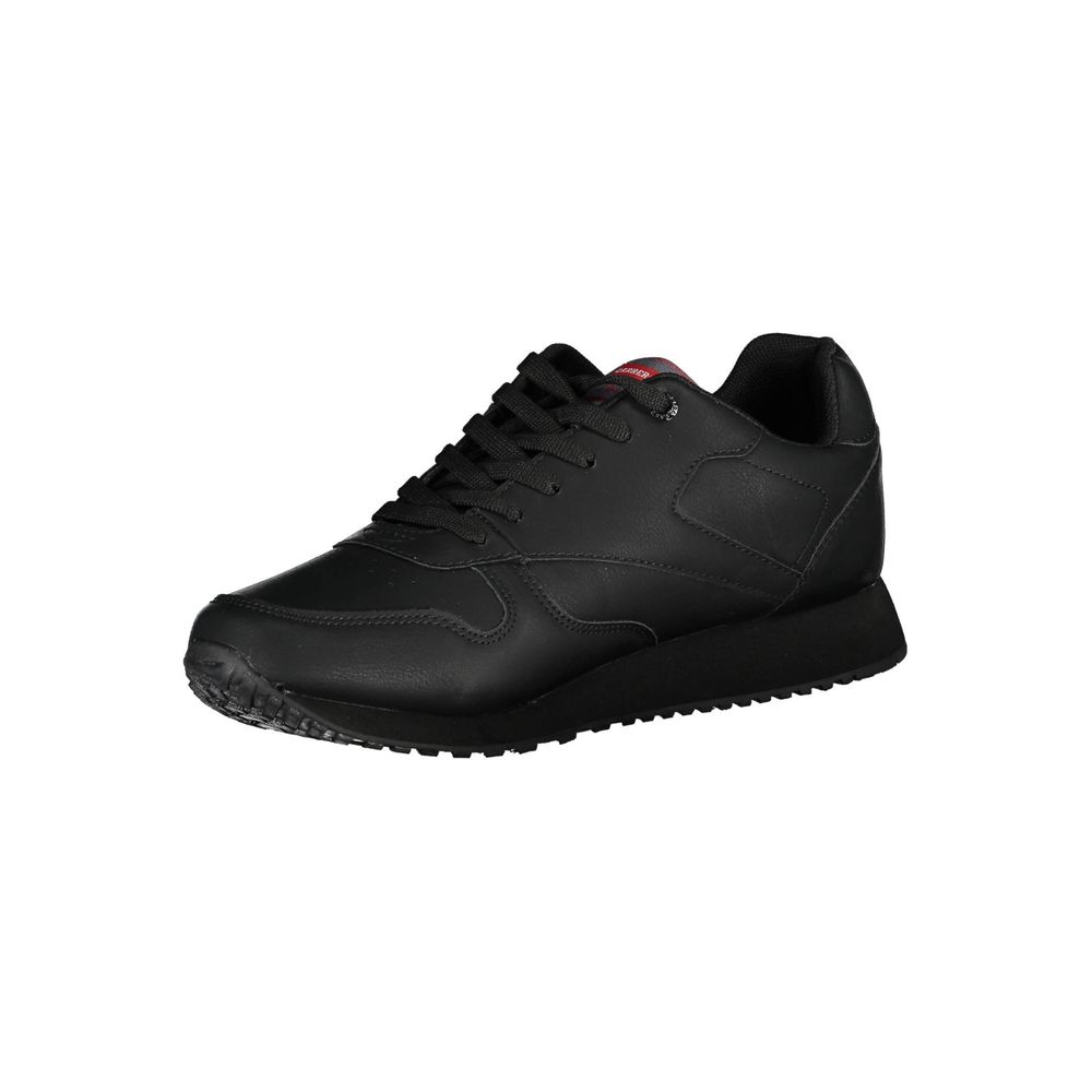 Carrera Sleek Black Sports Sneakers with Contrasting Accents