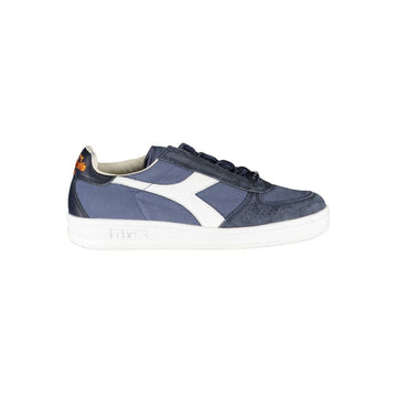 Diadora Chic Blue Contrast Lace-Up Sneakers