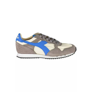 Diadora Chic Gray Leather Blend Sneakers