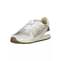 Diadora Elegant Gray Sports Sneakers with Contrasting Details