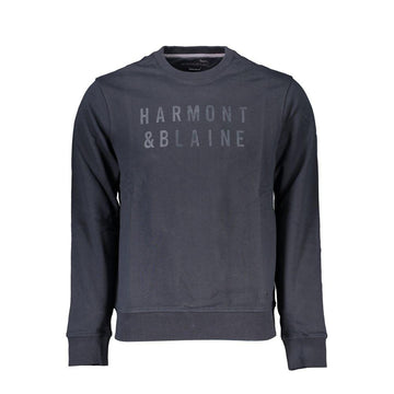 Harmont & Blaine Elegant Blue Crew Neck Sweatshirt