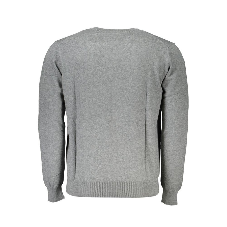 Harmont & Blaine V-Neck Cotton Blend Sophisticated Sweater