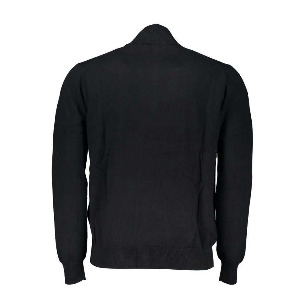 Harmont & Blaine Elegant Half-Zip Sweater with Embroidered Detail