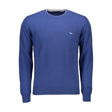 Harmont & Blaine Elegant Blue Cashmere Blend Sweater