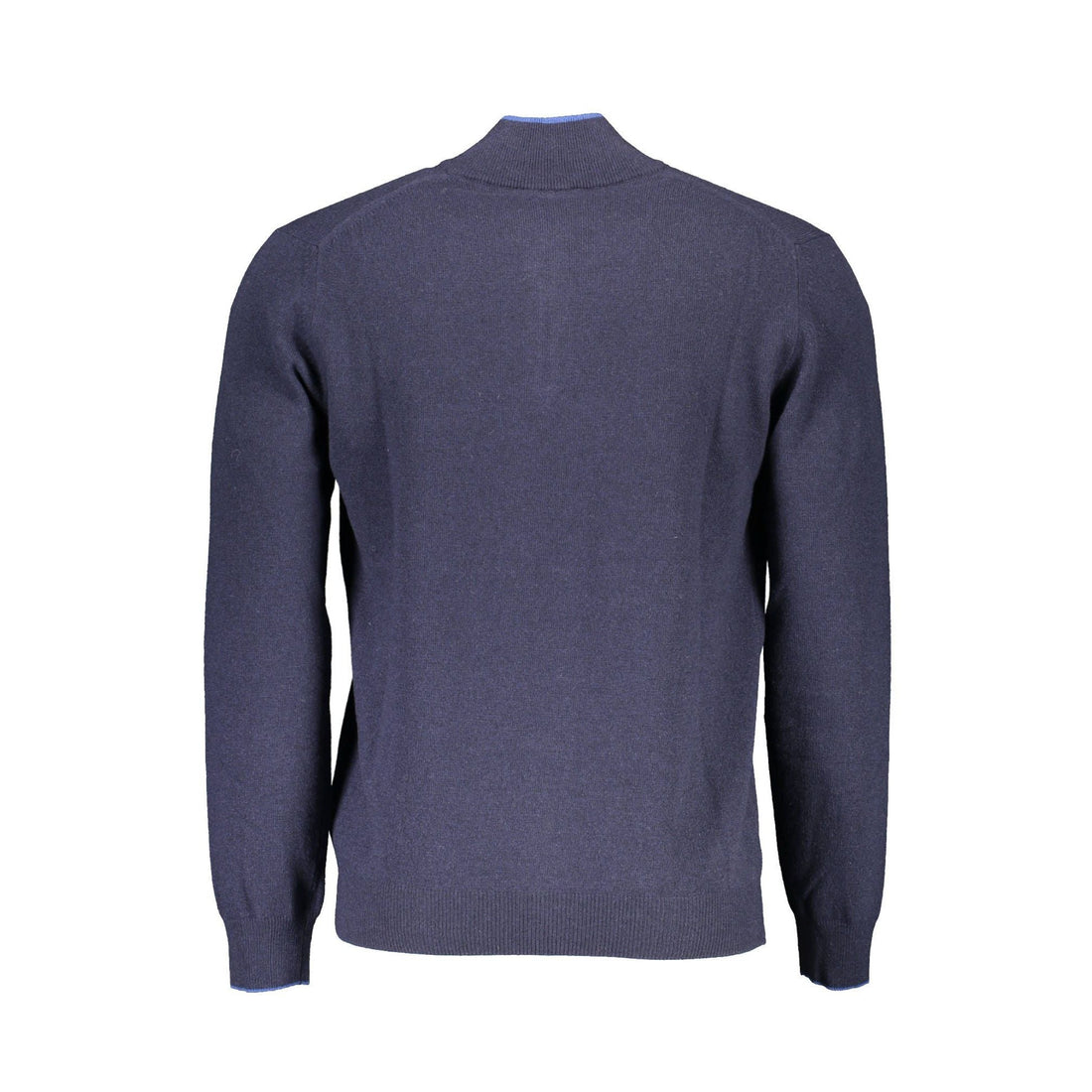 Harmont & Blaine Elegant Blue Half-Zip Turtleneck Sweater
