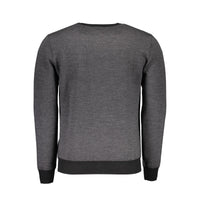 Harmont & Blaine Elegant Wool Sweater with Contrasting Details