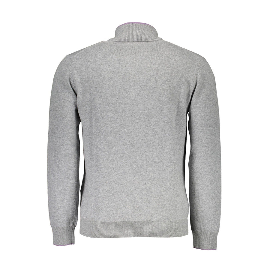 Harmont & Blaine Elegant Turtleneck Sweater with Contrast Details