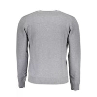 Harmont & Blaine Elegant V-Neck Contrast Detail Sweater