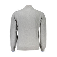 Harmont & Blaine Elegant Half-Zip Sweater with Contrast Details