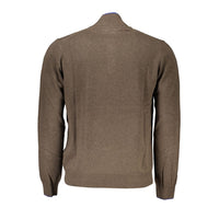 Harmont & Blaine Half-Zip Contrast Detail Sweater