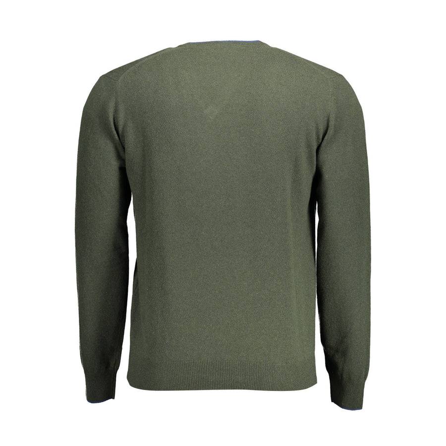 Harmont & Blaine Chic V-Neck Sweater with Contrasting Details