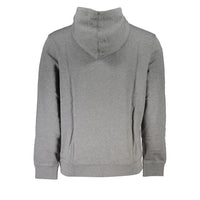 Hugo Boss Elegant Gray Hooded Sweatshirt