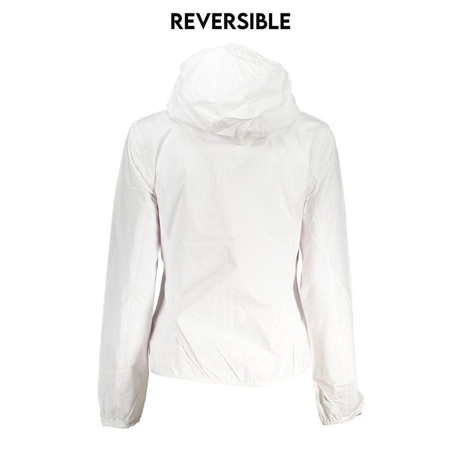 K-WAY Chic Reversible Hooded Jacket with Contrast Details