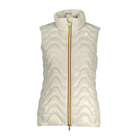 K-WAY Chic Sleeveless Zip Jacket with Contrast Details