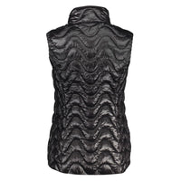 K-WAY Chic Sleeveless Zip Jacket with Contrast Details