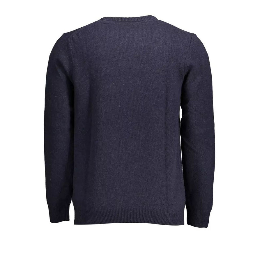Lyle & Scott Classic Blue Wool Blend Sweater