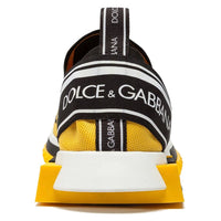 Dolce & Gabbana Chic Logo-Print Stretch Sneakers in Vibrant Yellow