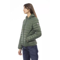 Invicta Chic Green Quilted Hooded Jacket
