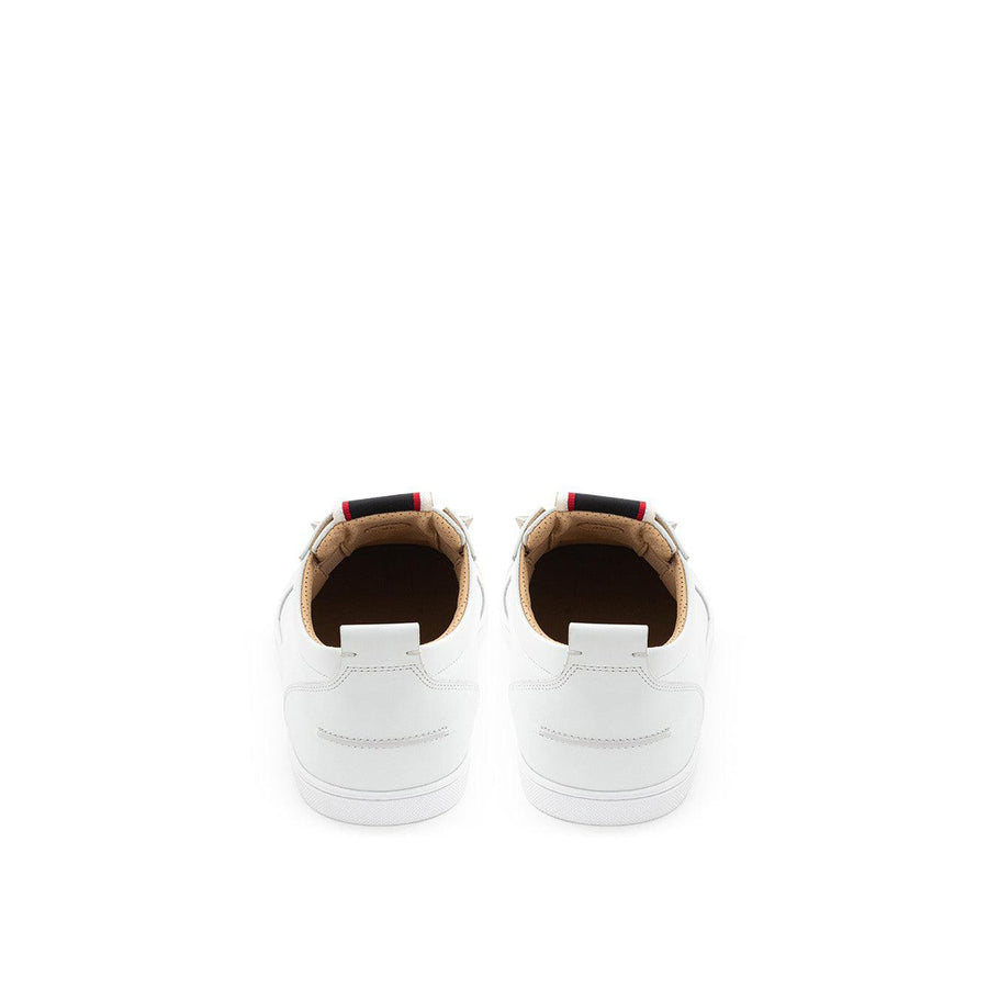Christian Louboutin Elegant White Leather Sneakers