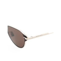 Bottega Veneta Elegant Silver Metal Sunglasses