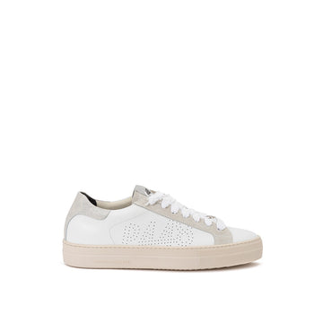P448 Thea sneaker in white leather