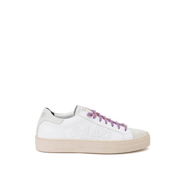 P448 Thea sneaker in white leather