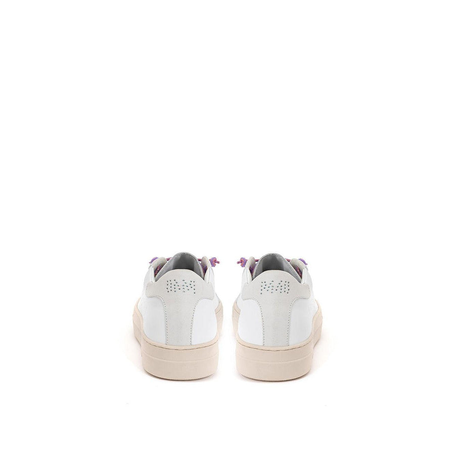P448 Elegant White Leather Sneakers for the Discerning