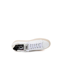 P448 Elegant White Leather Sneakers