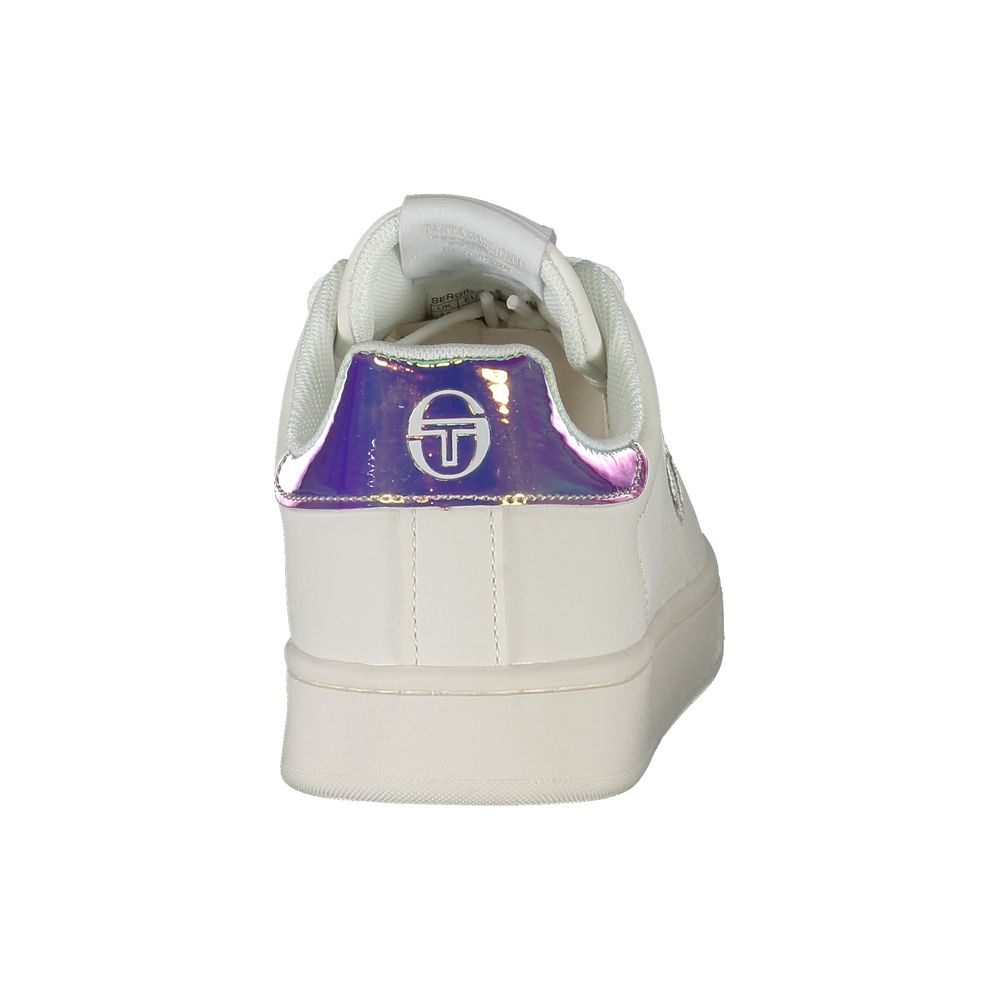 Sergio Tacchini Iridescent Detail Embroidered Sneakers
