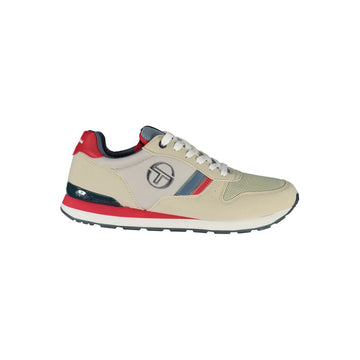 Sergio Tacchini Gray Embroidered Lace-Up Sports Sneakers