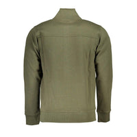 U.S. Grand Polo Enviable Embroidered Green Zip Sweater