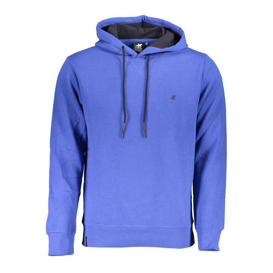 U.S. Grand Polo Chic Hooded Sweatshirt with Embroidery Detail