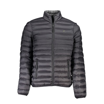 U.S. Grand Polo Sleek Black Long Sleeve Zip Jacket