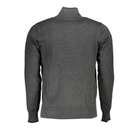 U.S. Grand Polo Elegant Half-Zip Sweater with Contrast Detailing