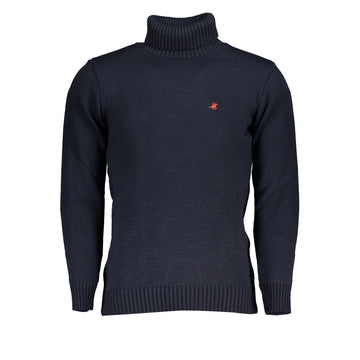 U.S. Grand Polo Elegant Turtleneck Sweater with Embroidered Logo
