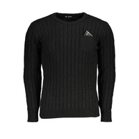 U.S. Grand Polo Twisted Crew Neck Sweater with Contrast Details